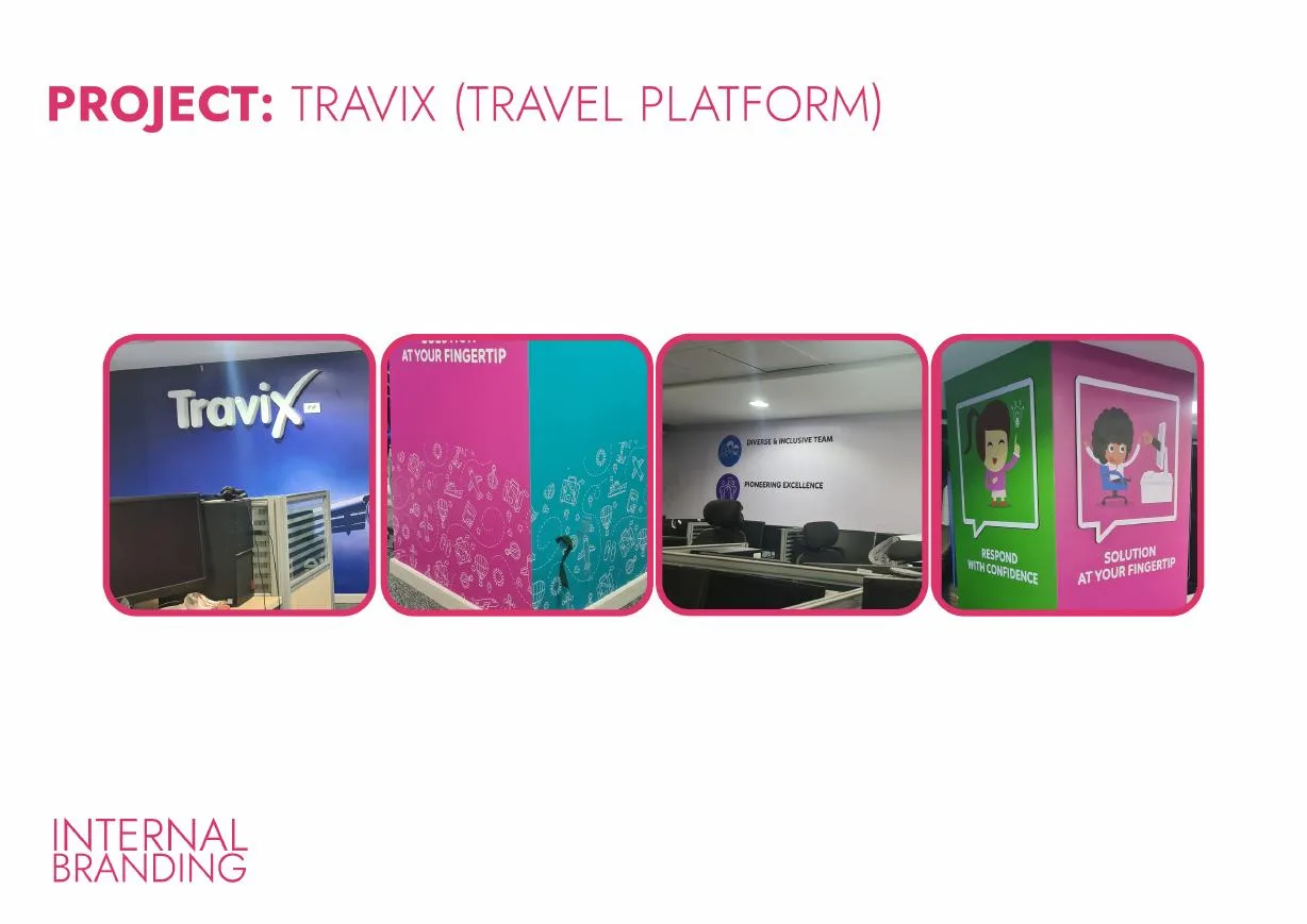 Travix Internal Branding project by Qbit Studio