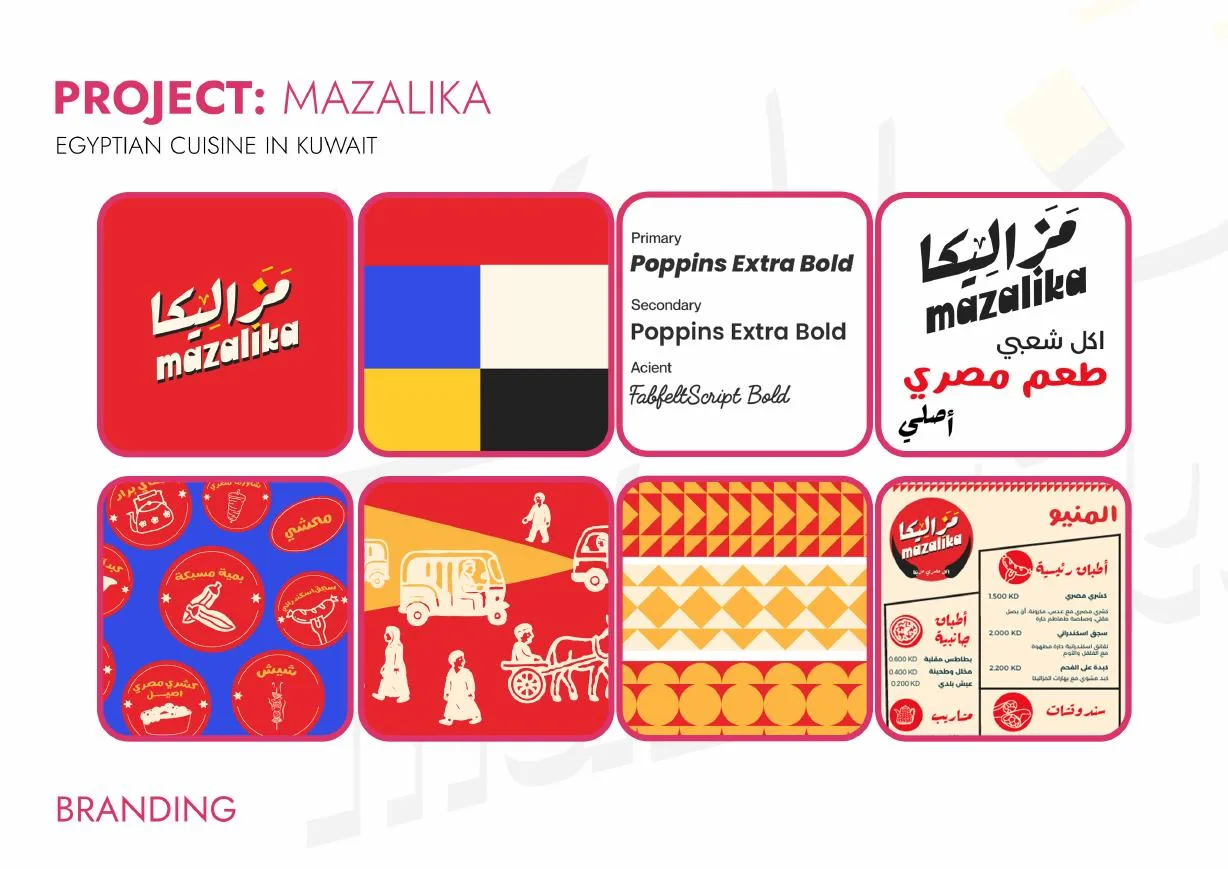 Mazzalika Branding project by Qbit Studio
