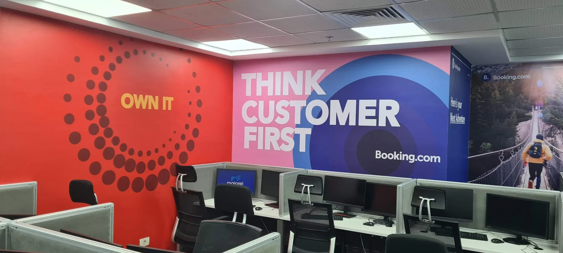 Booking.com internal branding installation image 7