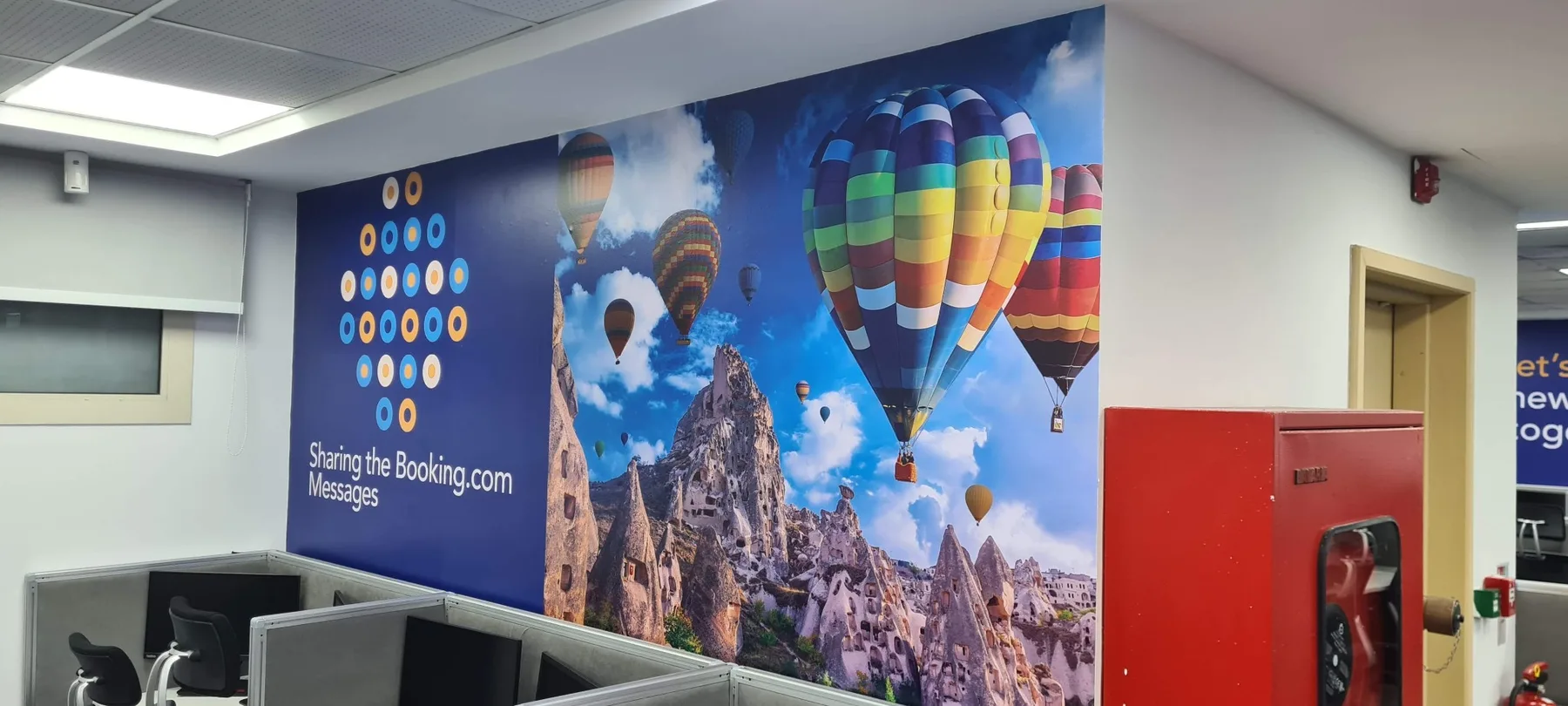 Booking.com internal branding installation image 11