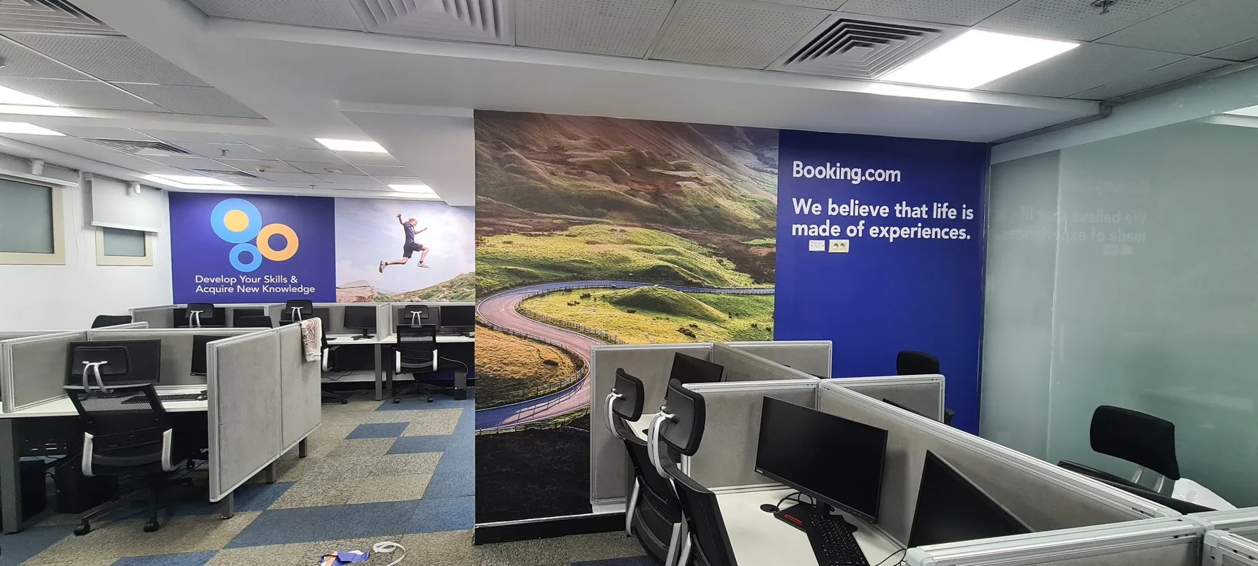 Booking.com internal branding installation image 14